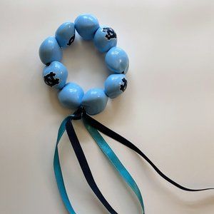 Chunky UNC Chapel Hill Bracelet